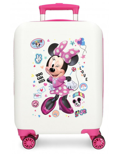 TROLLEY ABS 50CM.4R. MINNIE PARTY